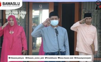 Bawaslu Jambi Gelar Upacara HUT Provinsi Jambi