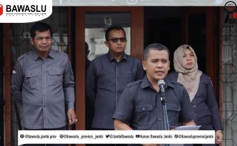 Bawaslu Jambi Gelar Apel Patroli Pengawasan Guna Kawal Hak Pilih