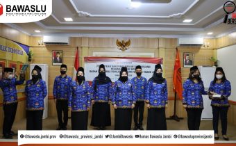 8 CPNS Bawaslu di Jambi Resmi Dilantik Jadi PNS