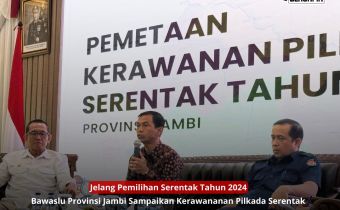 Anggota Bawaslu Jambi Narasumber di Rakernis Intelkam Polda Jambi