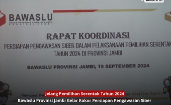 Bawaslu Jambi Gelar Rakor Pengawasan Siber