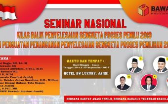 Cegah Sengketa Pilkada, Bawaslu Gelar Seminar Nasional