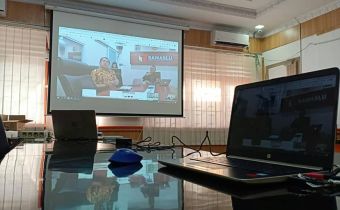 Bawaslu Jambi Vidcon dengan Anggota Bawaslu RI