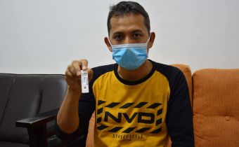 Pimpinan Bawaslu Jambi Kembali Lakukan Rapid Test