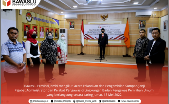 Ketua dan Anggota Hadiri Pelantikan Pejabat Administator