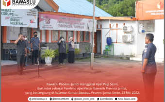 Bawaslu Jambi Gelar Apel Pagi Bersama