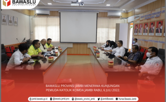 Bawaslu Jambi Terima Kunjungan Pemuda Katolik