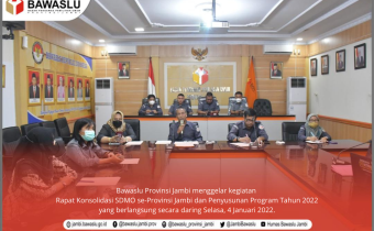 Bawaslu Jambi Gelar Rapat Konsolidasi SDMO