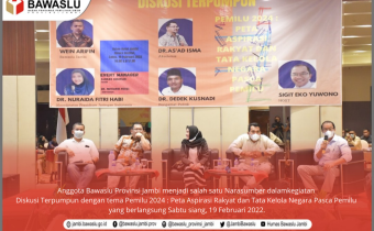 Anggota Bawaslu Jambi Jadi Narasumber