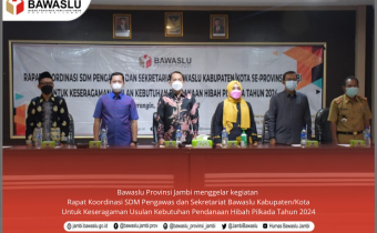 Bawaslu Jambi Bahas Usulan Keseragamaan Anggaran Pilkada 2024