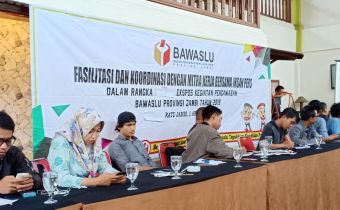 Jelang Pemilu, Bawaslu Lakukan Ekspos Pengawasan  