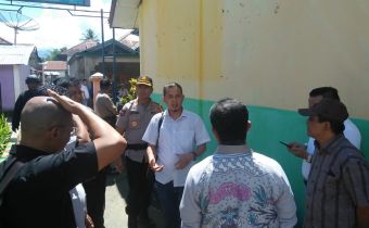 Ketua dan Anggota Bawaslu Tinjau Lokasi Kejadian