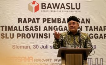 Pimpinan Bawaslu Minta Optimalisasi Anggaran Pembinaan di Kabupaten/Kota