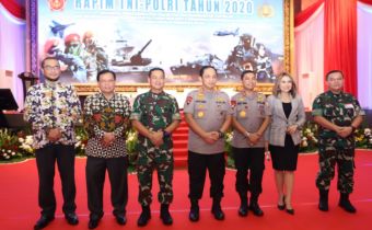 Dalam Rapim TNI-Polri, Abhan Sampaikan Strategi Bawaslu Kawal Pilkada 2020