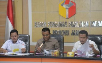 Bawaslu Gelar Jumpa Pers, Terkait IKP di Provinsi Jambi