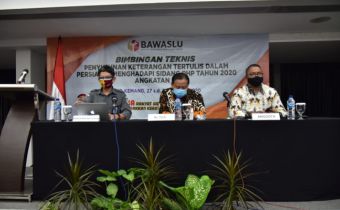 Bawaslu Bekali Pengawas Daerah Bimtek Keterangan Tertulis Sengketa Hasil Pilkada 2020