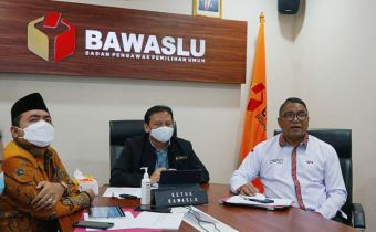 Cek Persiapan PSU via Daring, Abhan Minta Bawaslu Daerah Pelajari Putusan MK