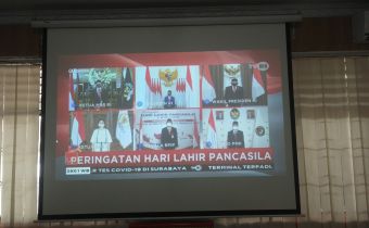 Bawaslu Jambi Ikuti Upacara Peringatan Hari Lahir Pancasila Secara Virtual