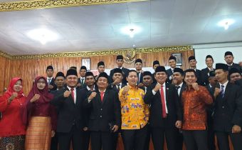Teng! Panwascam Se Sarolangun dilantik.  Afrizal : Jaga Integritas & Etika Pengawas Pemilu!