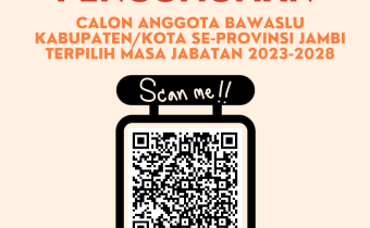 PENGUMUMAN CALON ANGGOTA BADAN PENGAWAS PEMILIHAN UMUM KABUPATEN/KOTA TERPILIH MASA JABATAN 2023-2028 NOMOR: 2568.1/KP.01.00/K1/08/2023