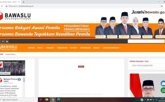 Sempat Diretas, Website Bawaslu Jambi Kembali Normal
