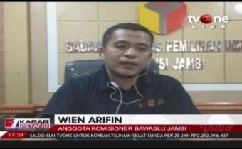 Bawaslu Klarifikasi Pemberitaan, Terkait Kampanye Cawapres Nomor urut 02 di Jambi