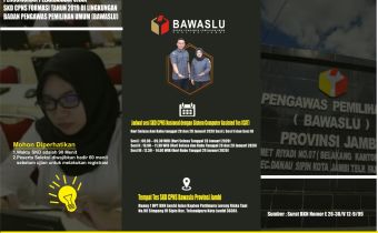JADWAL DAN KETENTUAN PELAKSANAAN SELEKSI KOMPETENSI DASAR (SKD) CPNS BADAN PENGAWAS PEMILIHAN UMUM FORMASI TAHUN 2019