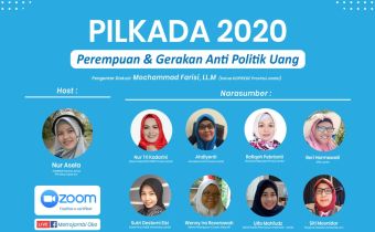 Jadi Pembicara Dalam Webinar. Rofiqoh : Perempuan akan ikut "Membumikan Pengawasan" pada Pilkada 2020 !