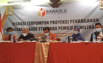 Bawaslu Gelar Kegiatan Diskusi Terpumpun Proyeksi Penanganan Pelanggaran Kode Etik