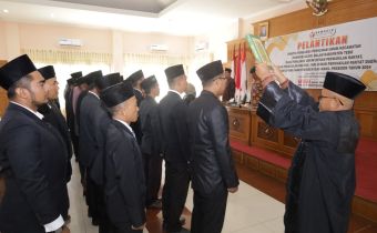 Sebanyak 432 Anggota Panwaslu Kecamatan Dilantik