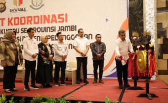 Jelang Tahapan Pencalonan, Bawaslu Jambi Gelar Rakor Sentra Gakkumdu