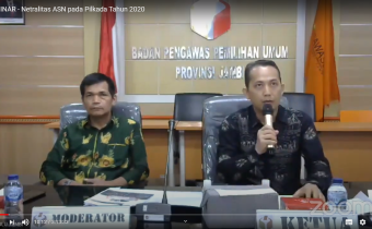 Bawaslu Jambi Gelar Webinar Netralitas ASN