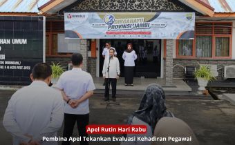 Kepala Sekretariat Tekankan Evaluasi Kehadiran Pegawai