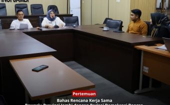 Bawaslu Provinsi Jambi Gelar Pertemuan dan Diskusi Bersama Perisai Demokrasi Bangsa Jambi