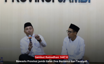 Sambut Ramadhan 1447 H, Bawaslu Jambi Gelar Doa Bersama dan Tausiyah