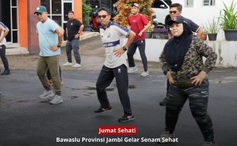 Jumat Sehati, Dengan Senam Sehat Bersama  Perkuat Kebugaran dan Etos Kerja
