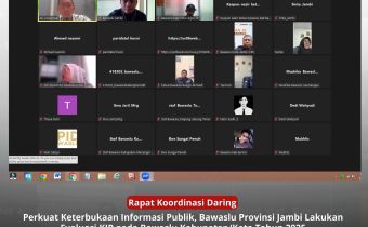 Perkuat Keterbukaan Informasi Publik, Bawaslu Jambi Lakukan Evaluasi 