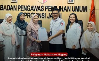 Lepas Mahasiswa Magang Universitas Muhammadiyah Jambi, Perkuat Sinergi Dunia Pendidikan