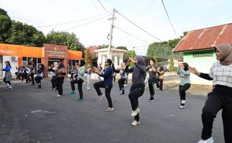 Perkuat Kebersamaan dan Etos Kerja, Gelar Senam Sehat Bersama