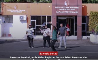 Bawaslu Provinsi Jambi Resmikan Lapangan Tenis, Perkuat Budaya Hidup Sehat Melalui Program Bawaslu Sehati