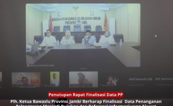 Finalisasi Data Penanganan Pelanggaran Terus Dimatangkan, Bawaslu Provinsi Jambi Perkuat Akurasi Data dan Pelayanan Informasi Publik