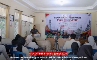 Bawaslu Provinsi Jambi Resmi Buka P2P, Siapkan Kader Pengawas Demokrasi Menuju Pemilu 2029