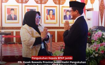 Hadiri Pengukuhan Kepala Perwakilan BPKP Provinsi Jambi, Perkuat Sinergi Tata Kelola Pemerintahan yang Akuntabel