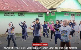 Bawaslu Jambi Perkuat Budaya Kerja Sehat Melalui Program Bawaslu Sehati