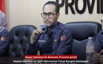 Bawaslu Jambi Perkuat Koordinasi dan Kebersamaan di Lingkungan Sekretariat