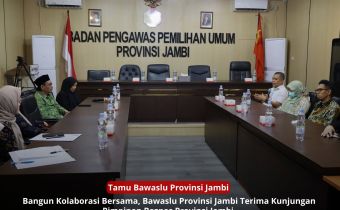 Perkuat Silaturahmi dan Sinergi, Bawaslu Terima Kunjungan Pimpinan Baznas Provinsi Jambi